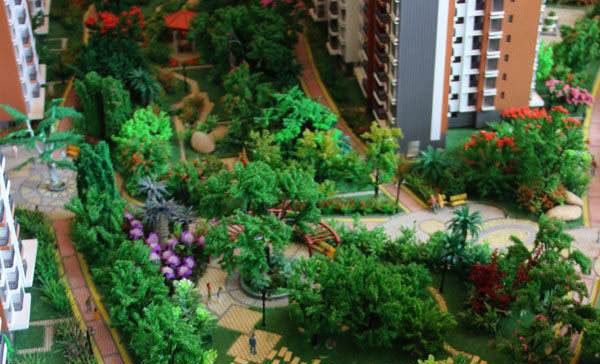 龙翔花园景观绿化项目